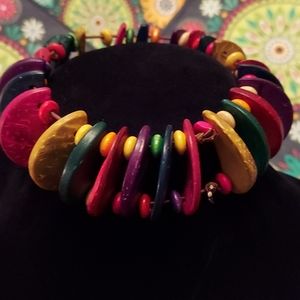 Fun Wood Stretch Bracelet